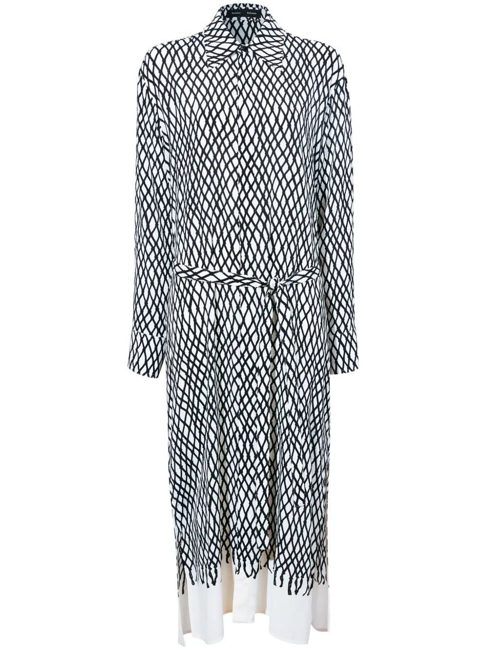 Bailey Abstract-Print Midi Dress