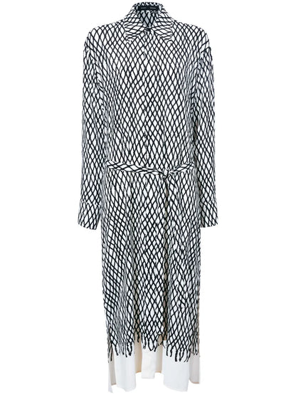 Bailey Abstract-Print Midi Dress