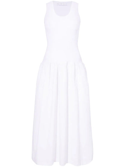 Scoop Neck Cotton Dress