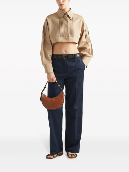 Cropped Cotton Jacket