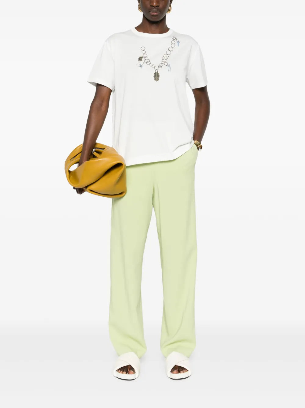 Elasticated-Waistband Trousers
