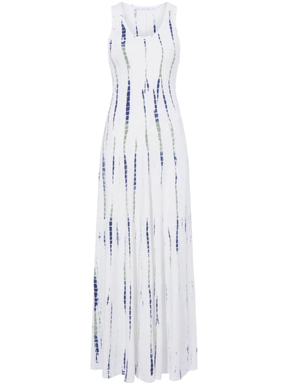 Graphic-Print Jersey Maxi Dress