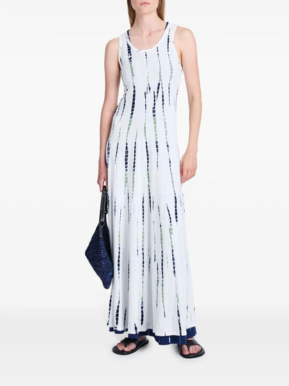 Graphic-Print Jersey Maxi Dress