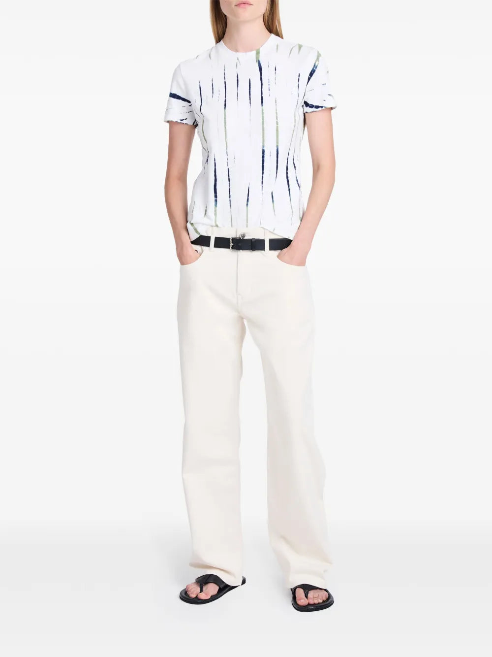 Graphic-Print Cotton-Blend T-Shirt