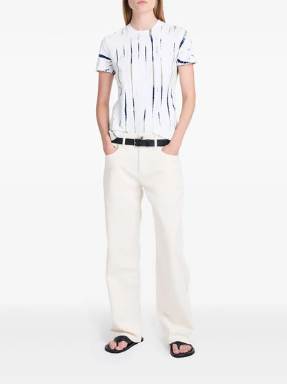 Graphic-Print Cotton-Blend T-Shirt