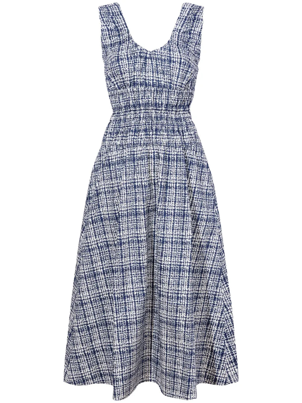 Penny Check-Pattern Cotton Dress