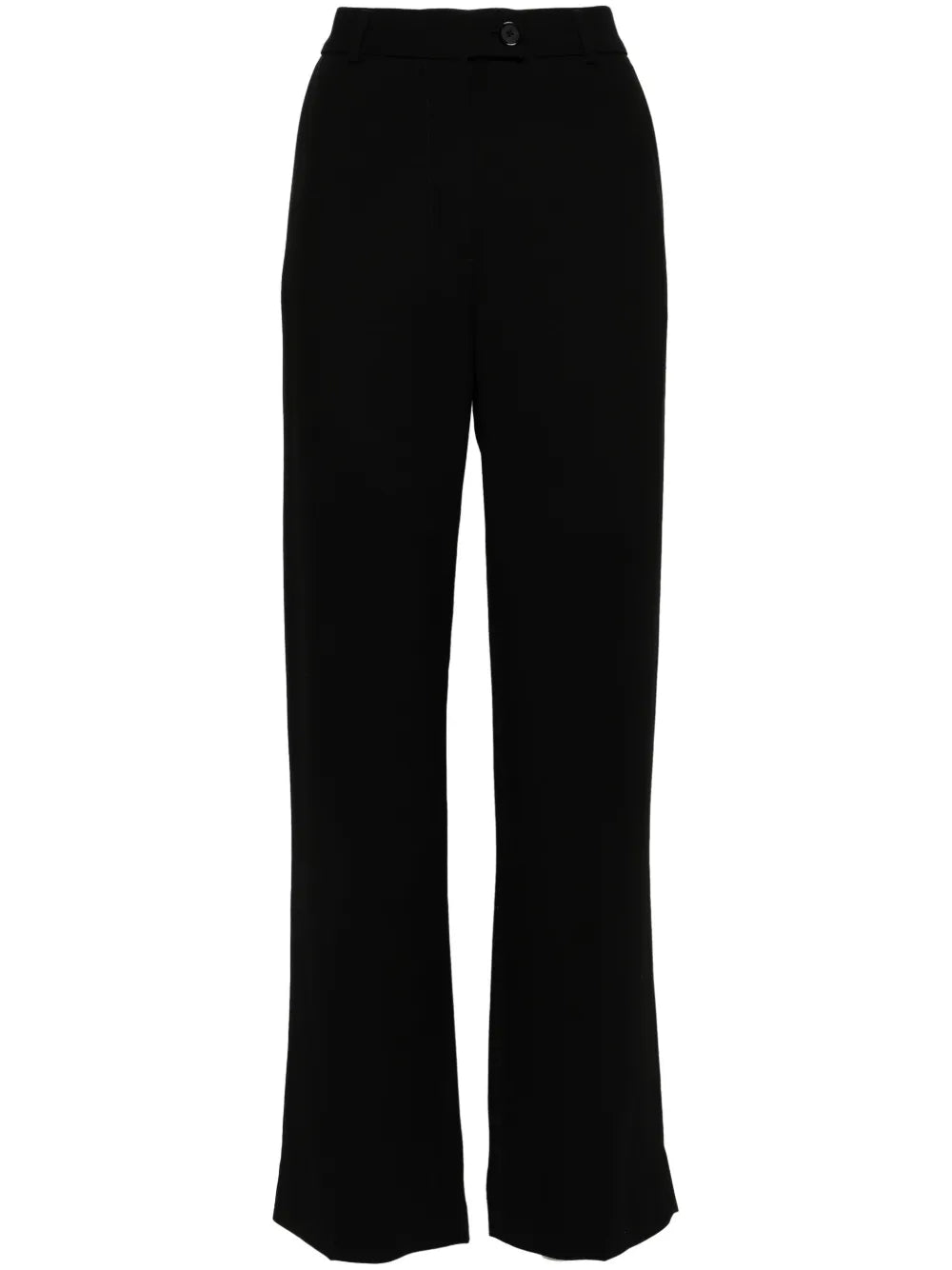 Pressed-Crease Straight Trousers