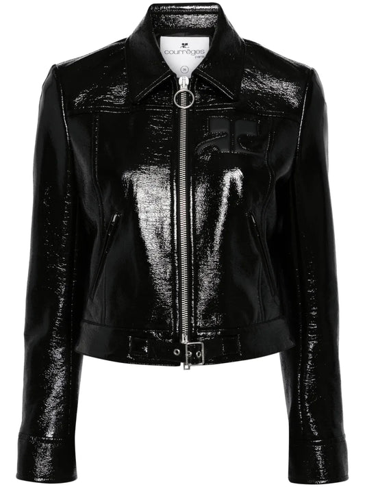 Iconic Zipped Vinyl Jacket