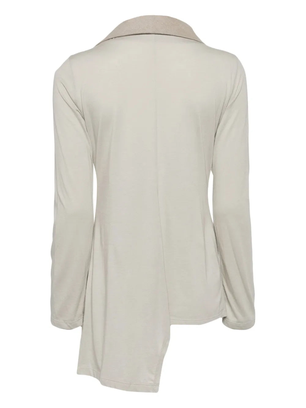 Notched-Lapels Asymmetric Blazer