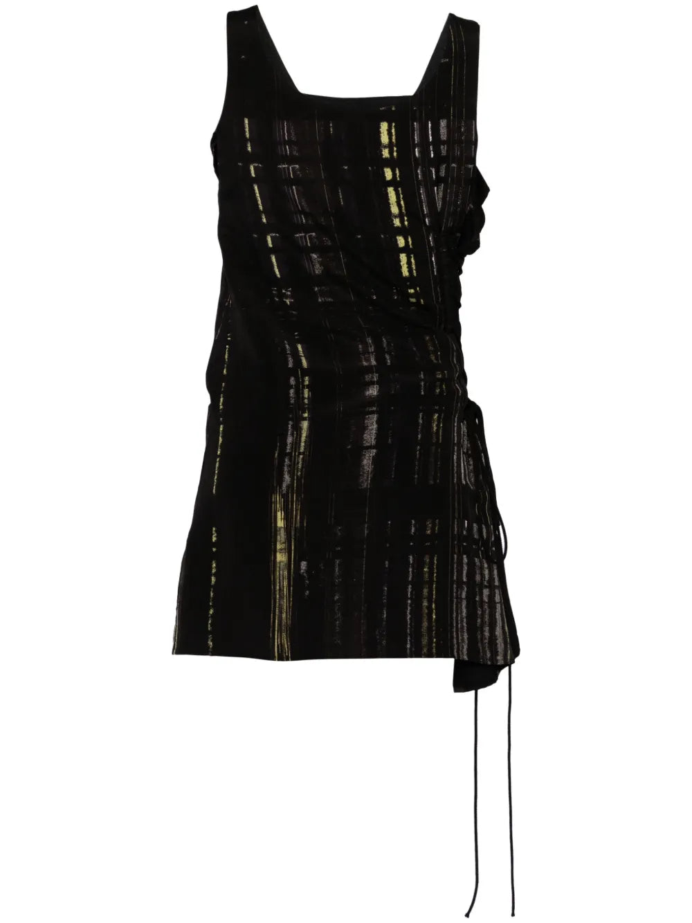 Lace-Up Mini Dress