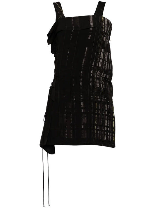 Lace-Up Mini Dress