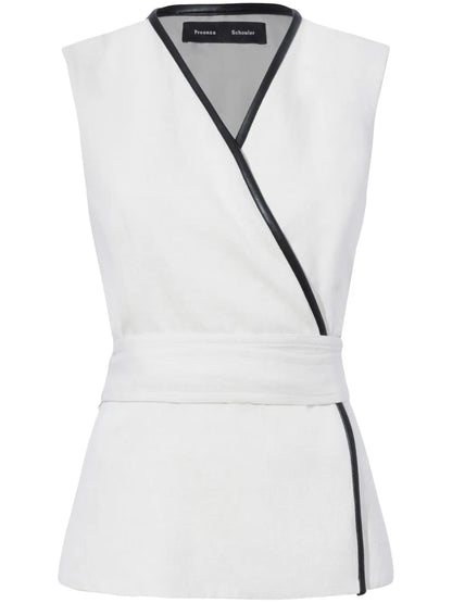Elliot Cotton-Blend Blouse
