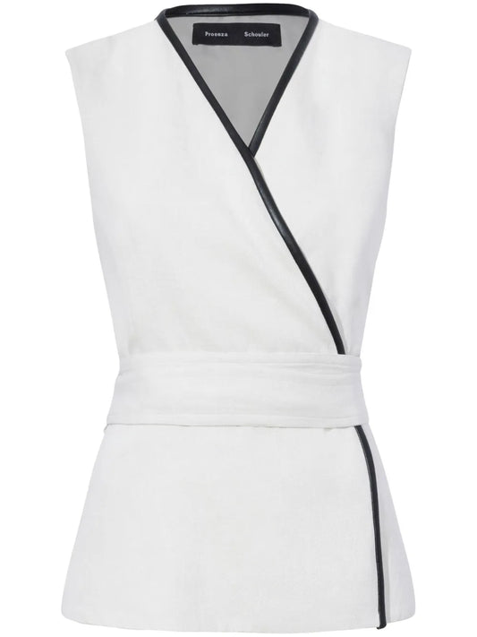 Elliot Cotton-Blend Blouse