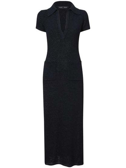 Short-Sleeve Knit Dress