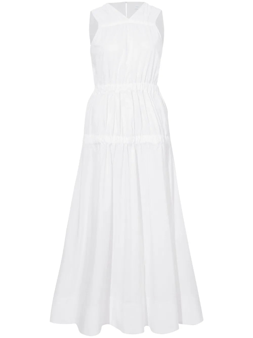 Libby Ruched-Detail Cotton Dress