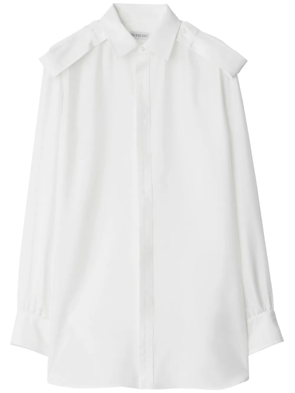 Long-Sleeve Silk Shirt