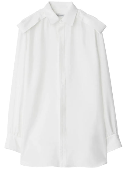 Long-Sleeve Silk Shirt