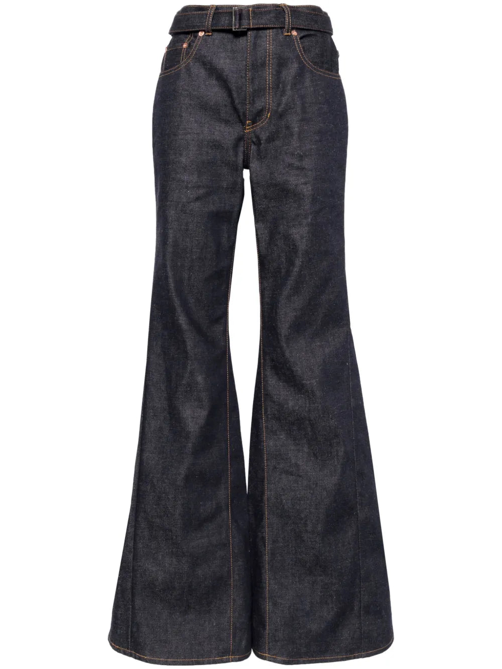 Mid-Rise Flared Jeans
