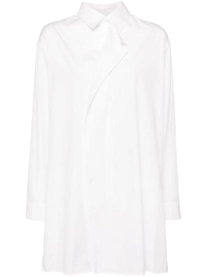 Classic-Collar Cotton Shirt