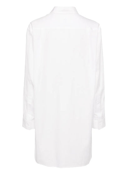 Classic-Collar Cotton Shirt