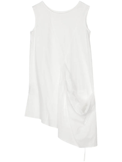 Asymmetric Cotton Tank Top