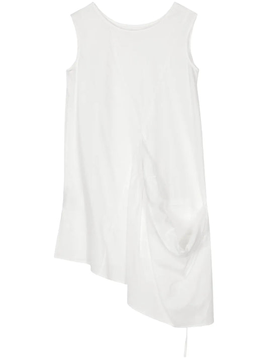 Asymmetric Cotton Tank Top