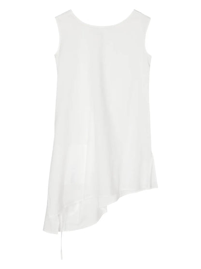 Asymmetric Cotton Tank Top