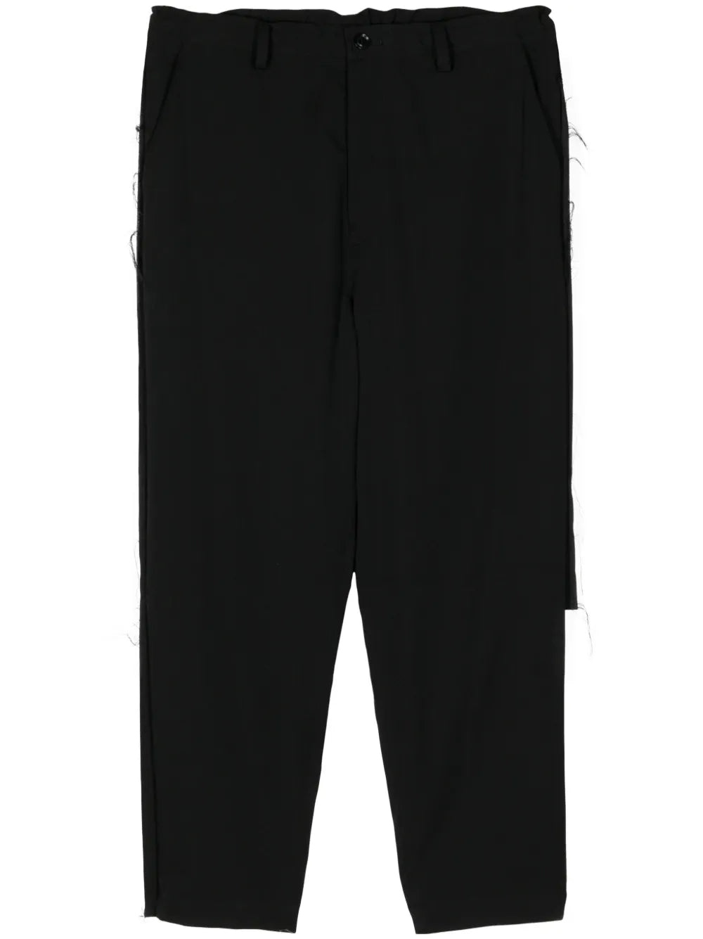 Raw-Cut Tapered Trousers