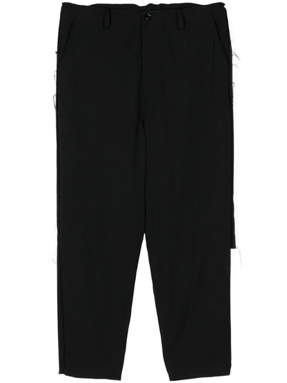 Raw-Cut Tapered Trousers