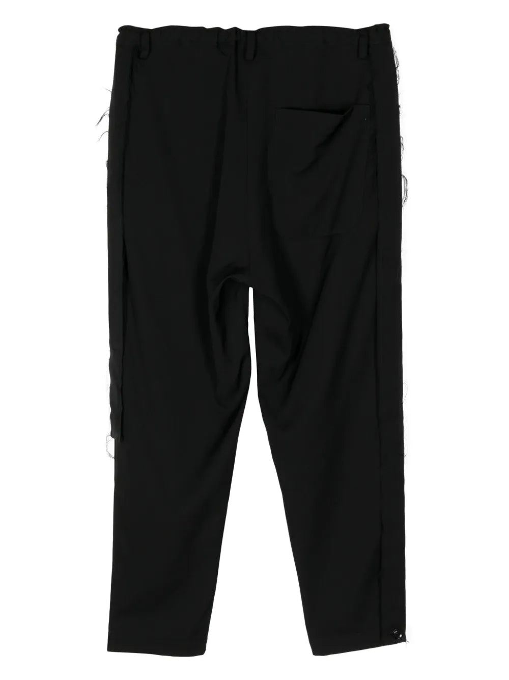 Raw-Cut Tapered Trousers