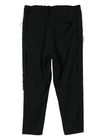 Raw-Cut Tapered Trousers