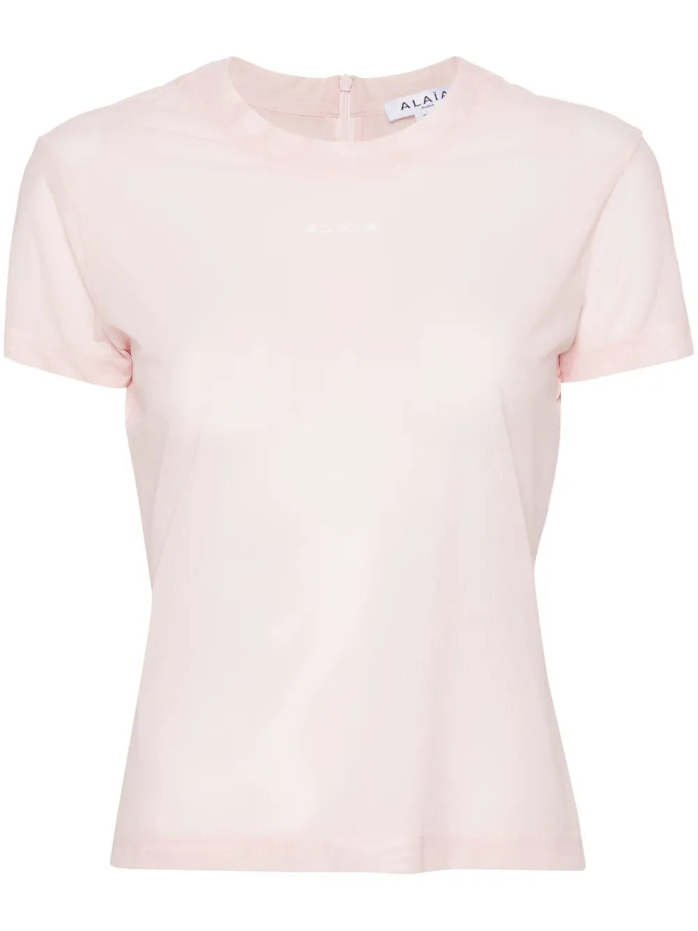 Logo-Embossed Mesh T-Shirt