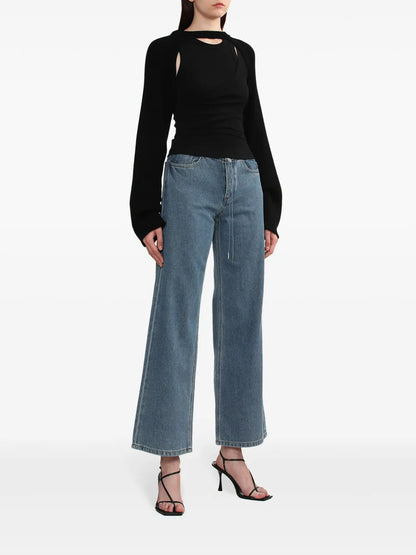 High-Rise Wide-Leg Jeans