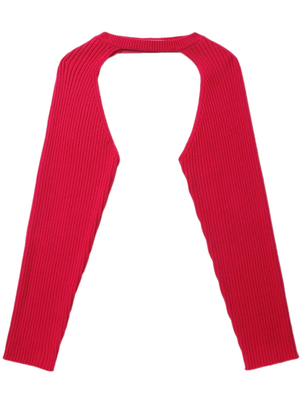 Cut-Out Ribbed-Knit Jumper