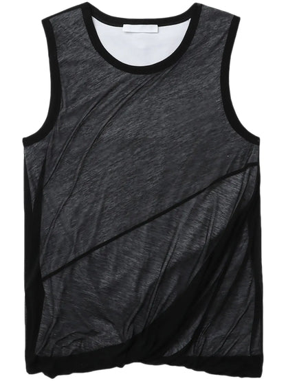 Layered Cotton Tank Top