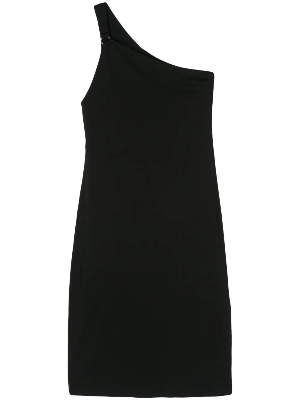 One-Shoulder Jersey Midi Dress