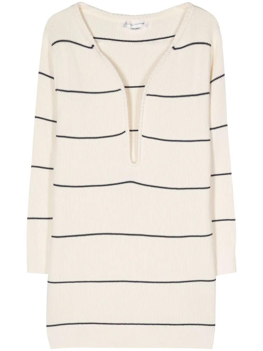 Stripped Knitted Mini Dress