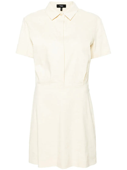 A-Line Button-Up Minidress