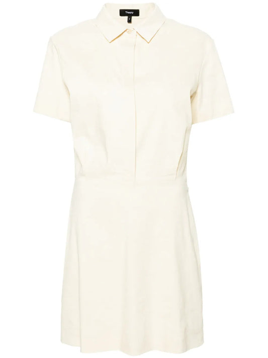 A-Line Button-Up Minidress