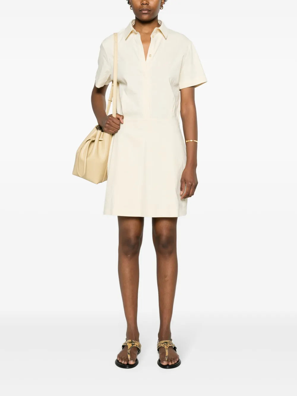 A-Line Button-Up Minidress