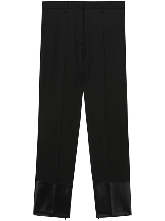 Slim-Fit Wool Trousers