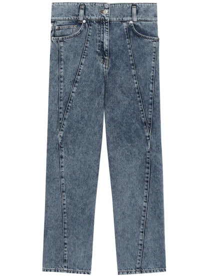 Mid-Rise Flared Jeans