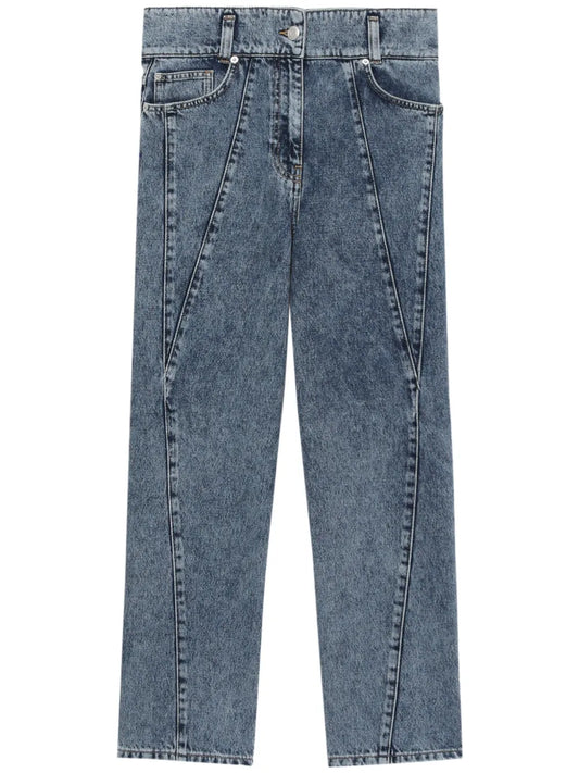 Mid-Rise Flared Jeans
