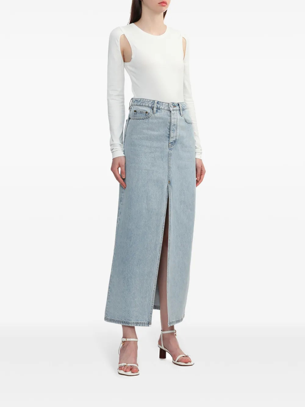 Cut-Out Fine-Knit Jumper