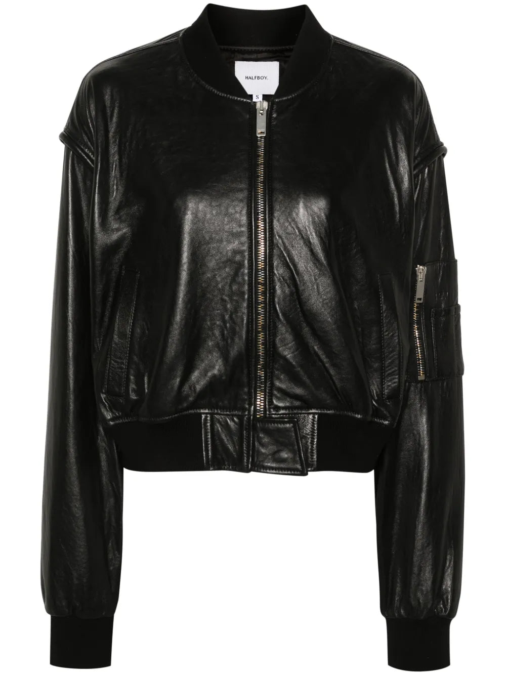 Leather Bomber Jacket