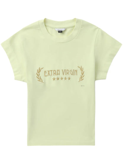 Zion Slogan-Embroidered T-Shirt