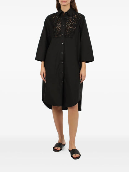 Poplin Midi Dress