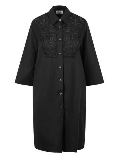 Poplin Midi Dress