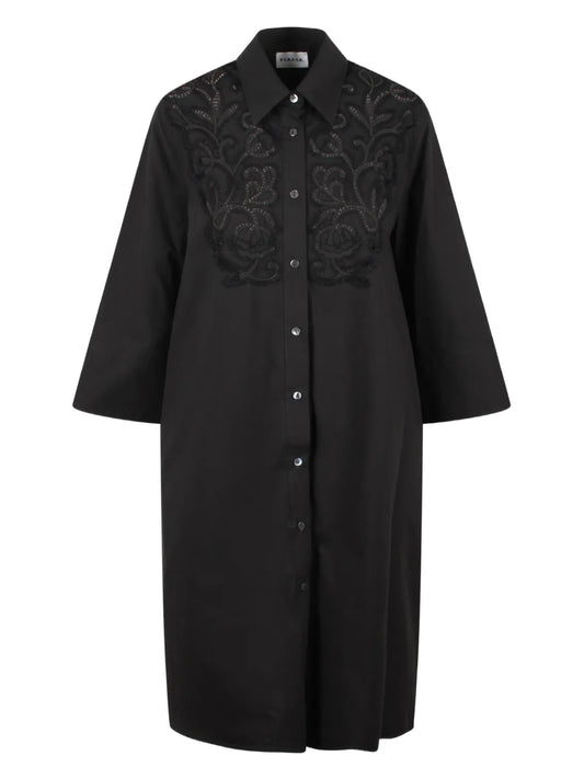 Poplin Midi Dress
