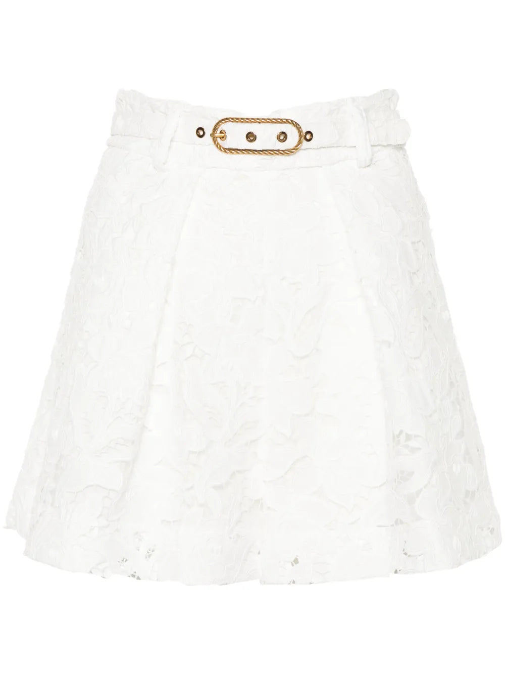 Corded-Lace Cotton Shorts